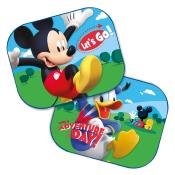 Pare soleil Mickey avec venteuses pour enfant 2 pièces Dimensions: 44 x 35 cm