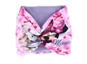 Col Reversible Polaire Minnie de Disney, Couleur Rose, Taille 48, Protection Hiver,