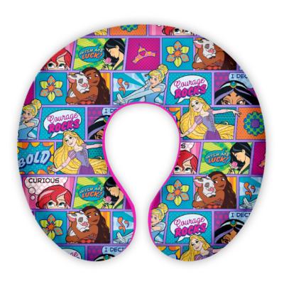 Coussin, Tour de Cou pour Enfant Princesse de Disney. Accessoires Voyage.