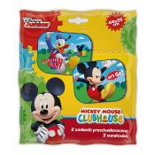 Pare Soleil Mickey avec Venteuses pour Enfant, 2 Pièces, Accessoires Voiture