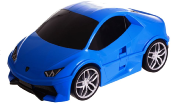 Valise-Voiture Rigide Télécommandée 2en1, Couleur Bleu pour Enfant 