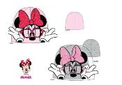 Bonnet Gris avec Application Minnie Taille 50, Accessoires Enfants d'Hiver 