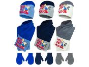 Bonnet, Echarpe, Gants, Mickey, Enfant, Taille 48, Couleur Noir-Gris, Multicolore, Accessoires, Protection