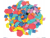 Puzzle en bois pour jeu créatif, 180 pièces, Puzzles coloré forme géométrique,
