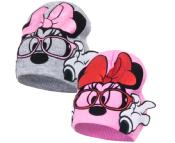 Bonnet Gris avec Application Minnie Taille 50, Accessoires Enfants d'Hiver 