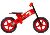 Draisienne en bois, vélo sans pédales pour enfant Disney Cars. Jouets en bois. 