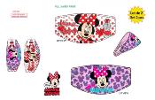 Bandeaux Minnie 2 Pièces, Chouchous Fille, Bandeau Cheveux, Originale, Pratique