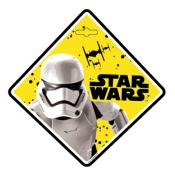 Sticker Baby on oBard Star Wars Stormtrooper. Fixation Ventouse. Signalisation Bébé à Bord
