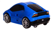 Valise-Voiture Rigide Télécommandée 2en1, Couleur Bleu pour Enfant 