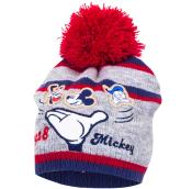 Bonnet Disney Mickey, pompon rouge, taille 48