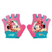 Gants de Cyclisme pour Enfant, Disney, Minnie, Taille: S / 4 / 4-6 Ans - Jouets Accessoires, Protection Main 