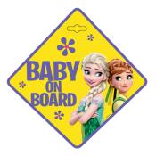 Sticker Baby on board  Frozen fixation ventouse 