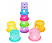 Gobelets Petit Canard, Jouet Enfant, Jouet Éducatif, Empilable, chiffres, lettres,  