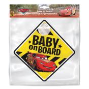 Sticer Baby on board Cars de Dysney fixation ventouse 