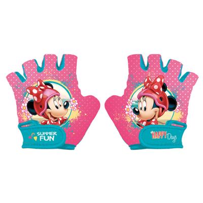 Gants de Cyclisme pour Enfant, Disney, Minnie, Taille: S / 4 / 4-6 Ans - Jouets Accessoires, Protection Main 