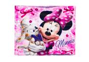Col Reversible Polaire Minnie de Disney, Couleur Rose, Taille 48, Protection Hiver,