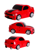 Valise-Voiture Télécommandée, Couleur Rouge,  2 en1 pour Enfants, Accessoires Voyage. 