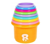 Gobelets Petit Canard, Jouet Enfant, Jouet Éducatif, Empilable, chiffres, lettres,  